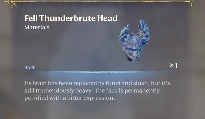 Fell Thunderbrute Head.