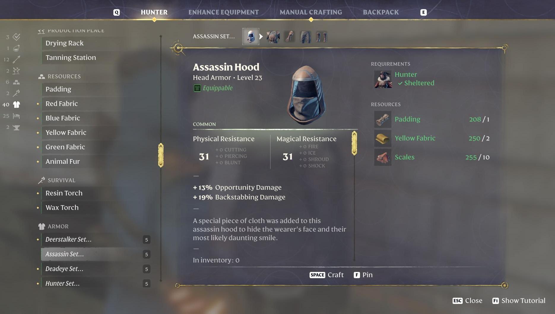 Utilize scales to craft elite gear sets.