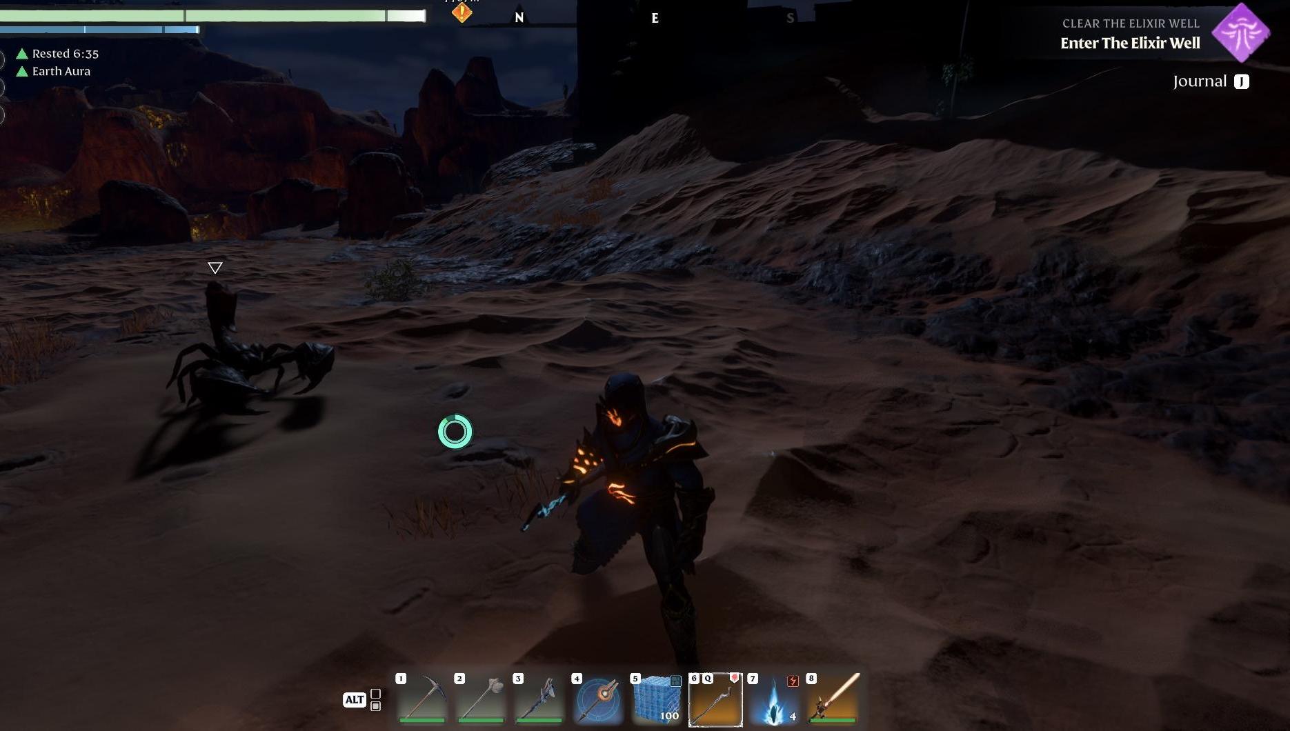 Brave the Kindlewastes to hunt down Scorpions.