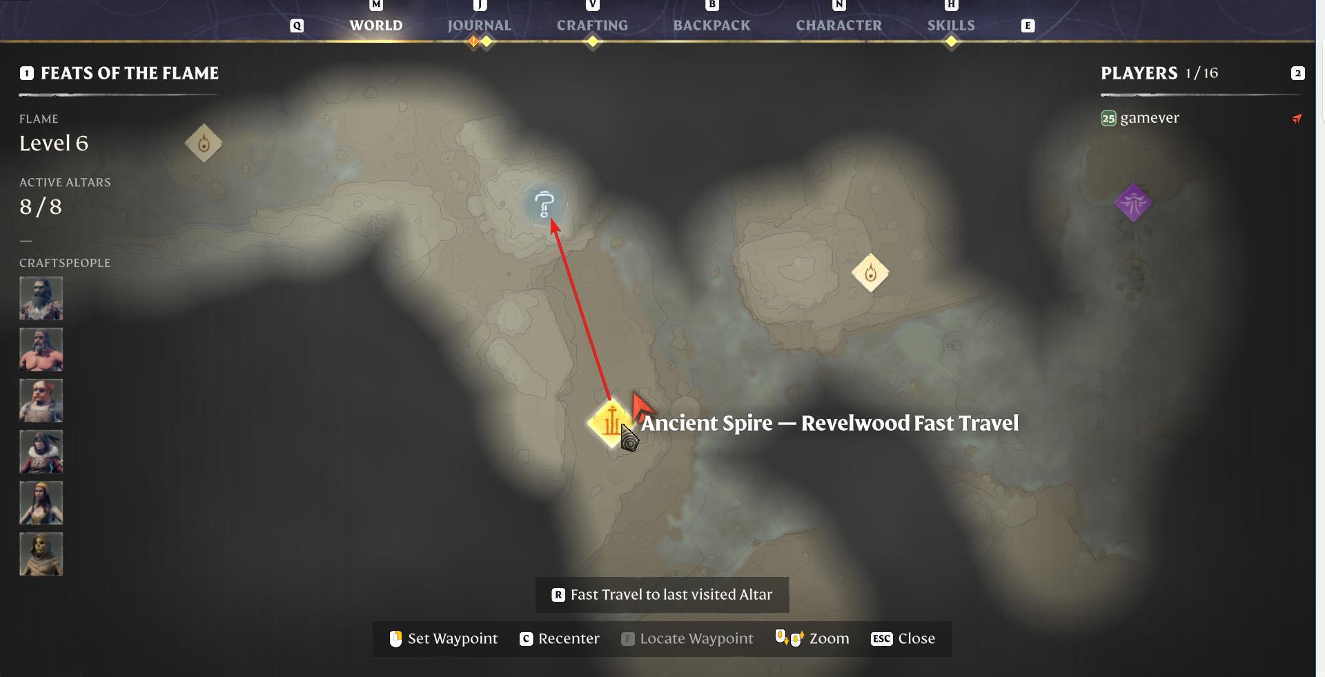 Venture into the dark caves near the abandoned Hunter’s Camp.