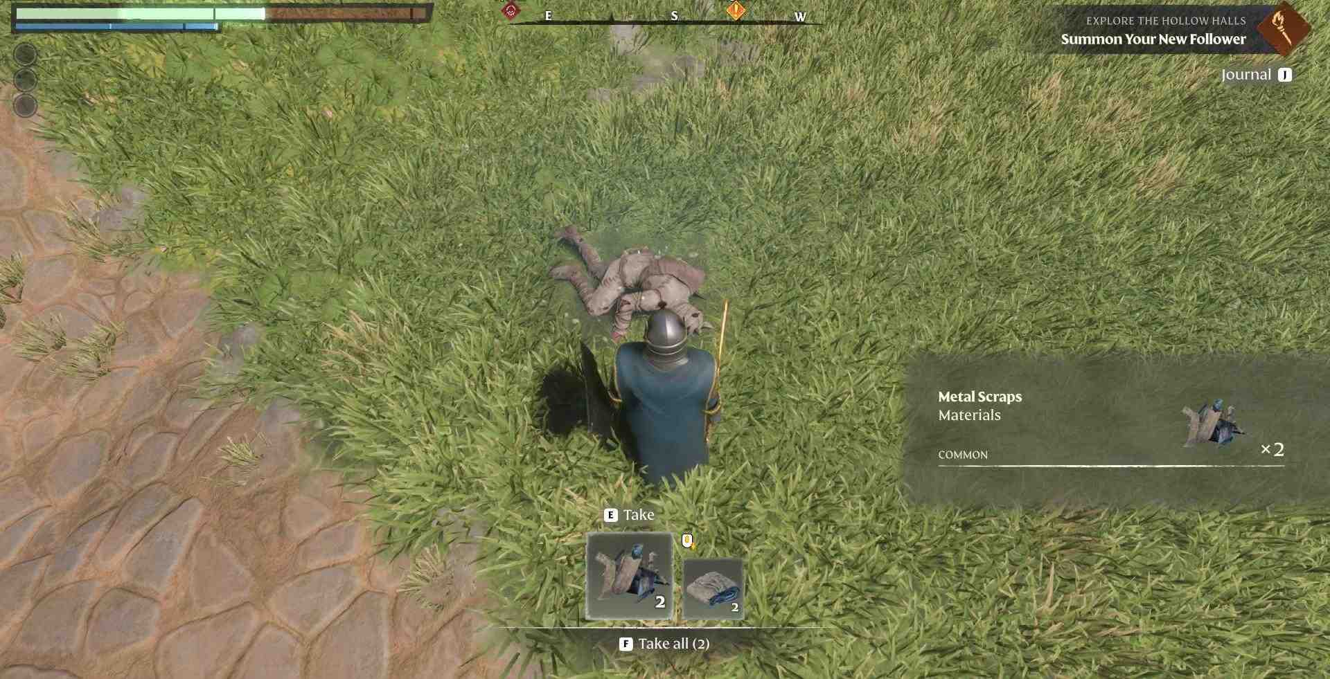 Loot defeated enemies.