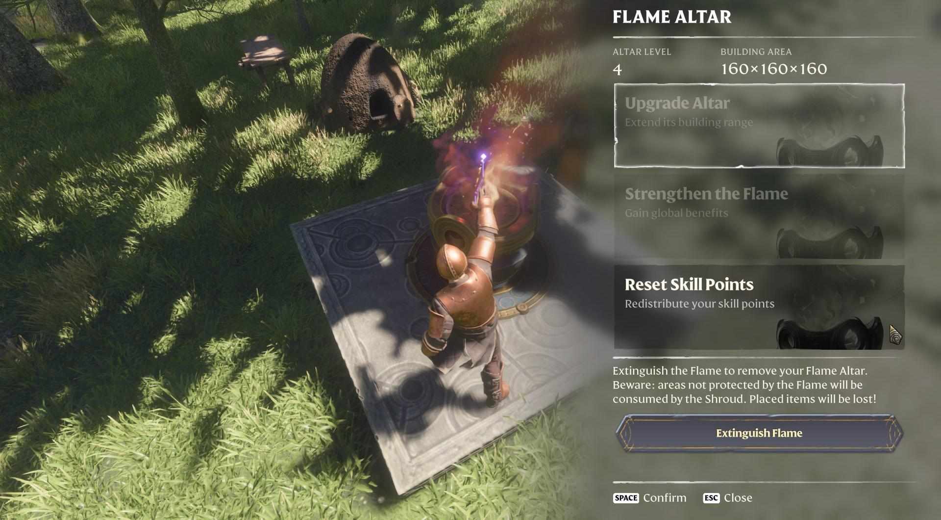 Schalte das Biome der Nomad Highlands frei, indem du deinen Flammenaltar aufrüstest.