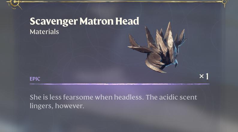 Die Scavenger-Matron ist der Boss aller Scavenger in Enshrouded.