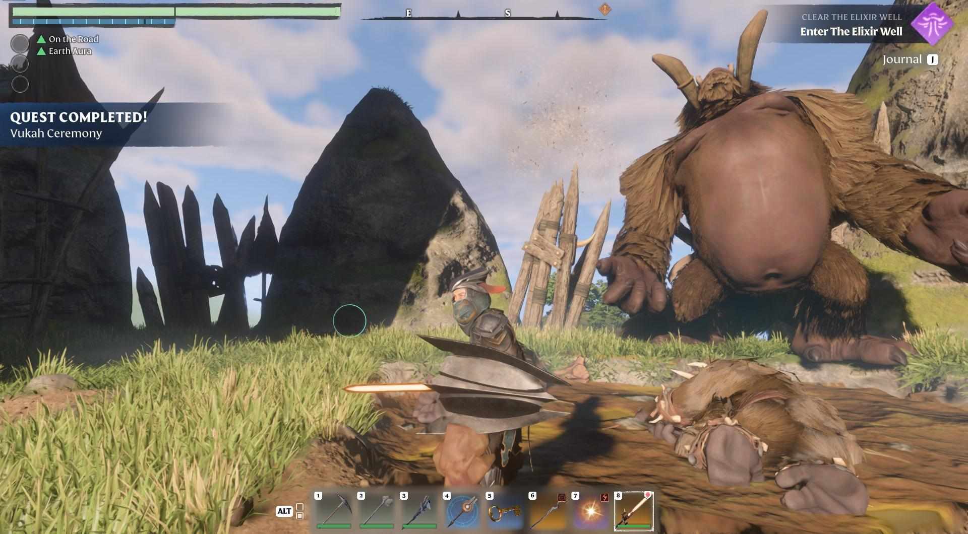 Bereite sich auf den Aufprall vor, wenn der Brawler in Aktion springt.