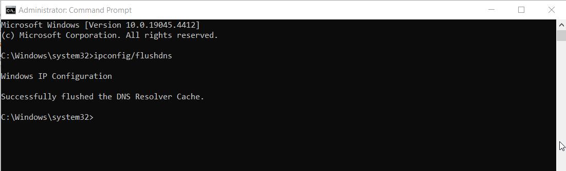 Refresh DNS information using Command Prompt for smoother gaming.
