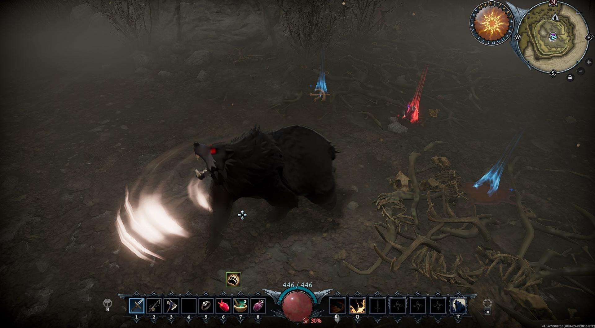 Try the powerful Bear form in V Rising!