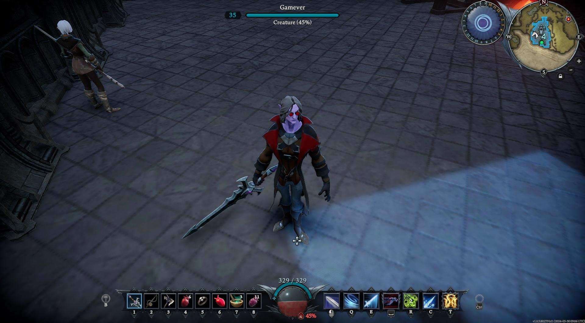 Craft Nightstalker sets with Coarse Thread in V Rising.