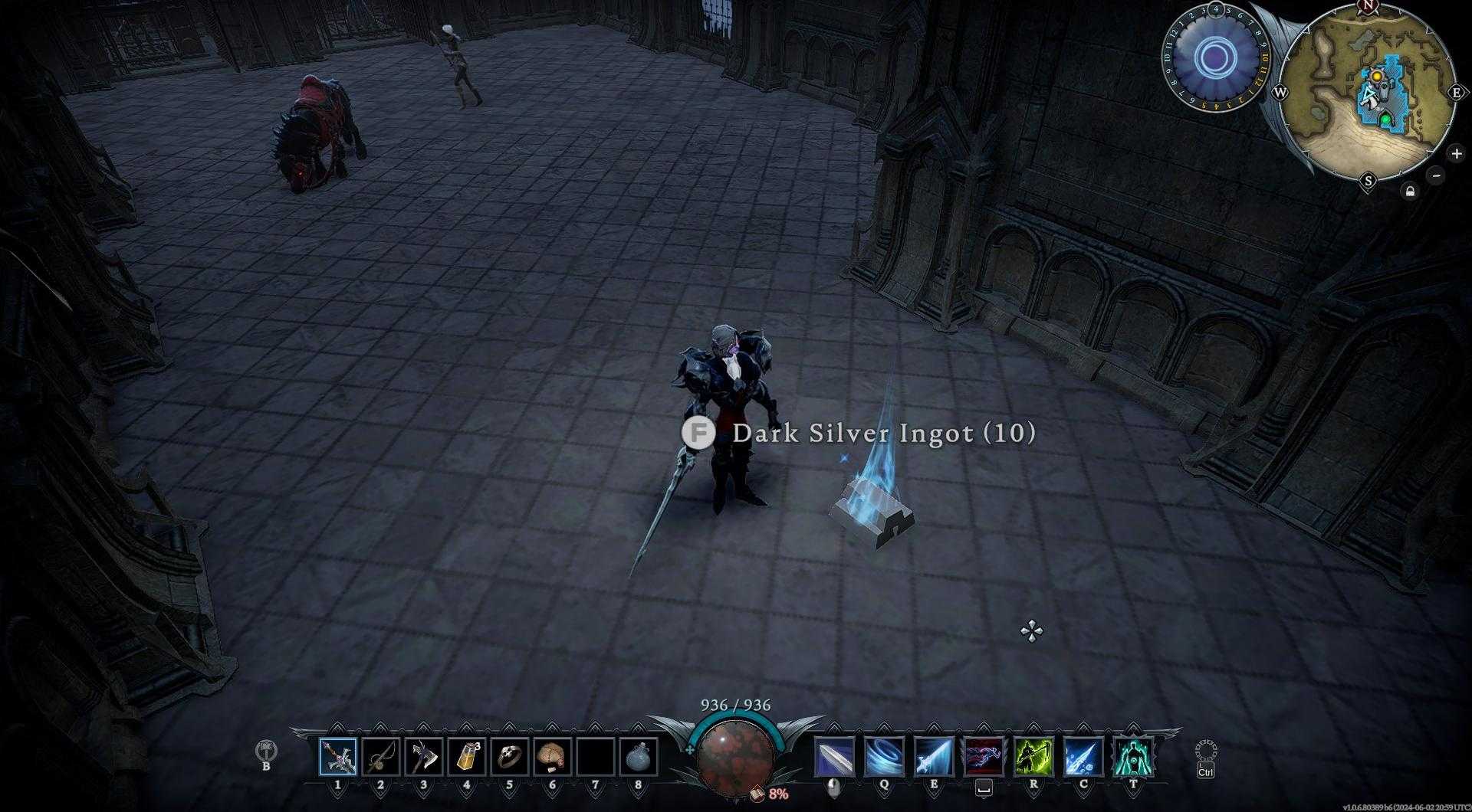 Craft legendary weapons with Dark Silver Ingots in V Rising!