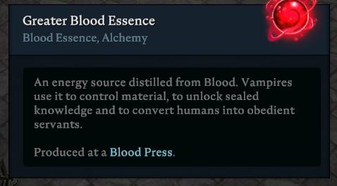 Unleash your inner vampire lord with Greater Blood Essence upgrades in V Rising!