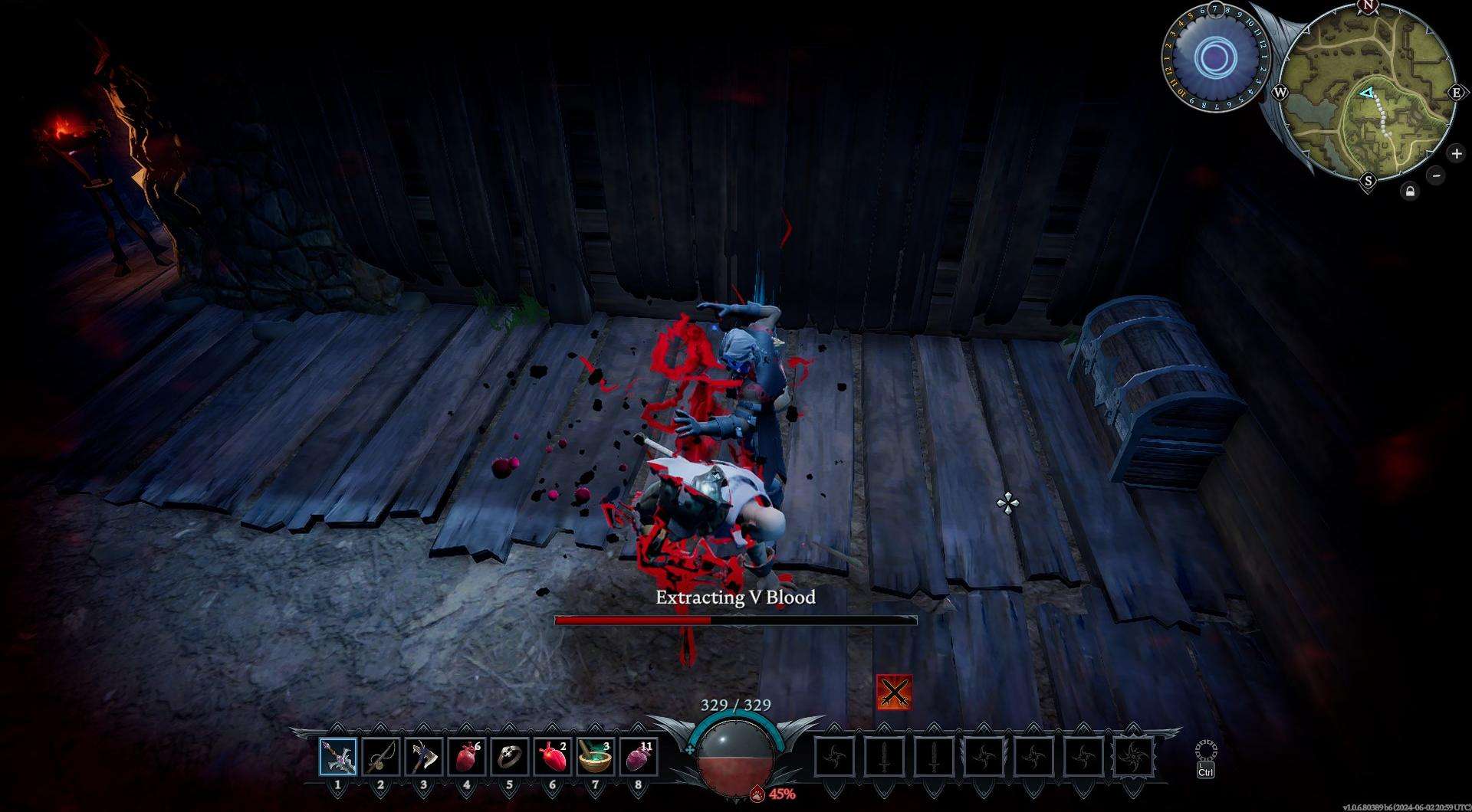 Defeat enemies above level 30 for Greater Blood Essence in V Rising!