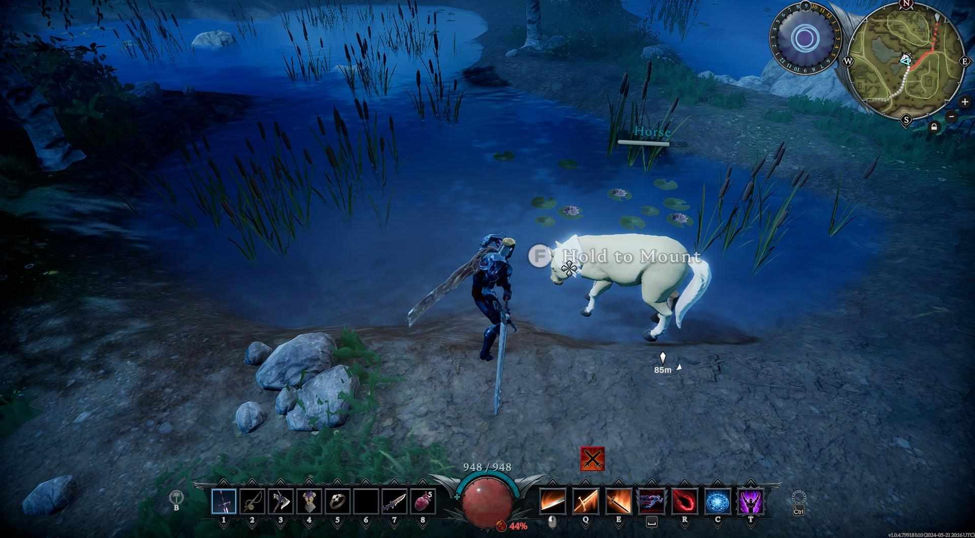 Keep your horse hydrated with Waterskins in V Rising.