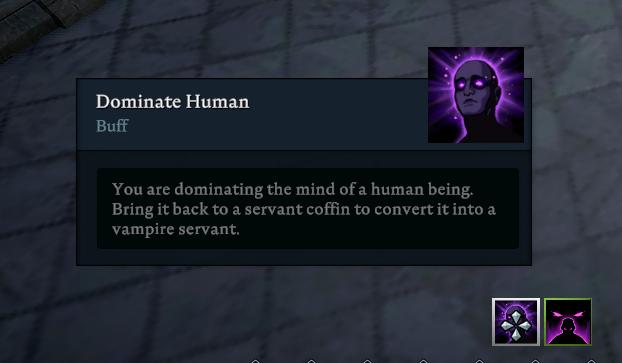 Charm humans using Dominating Presence.
