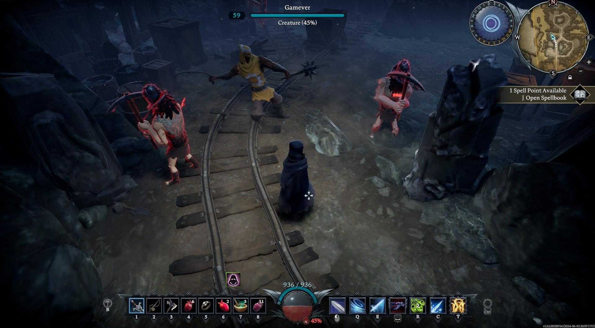 Sneak past guards as a Rat to mine Silver Ore in V Rising.