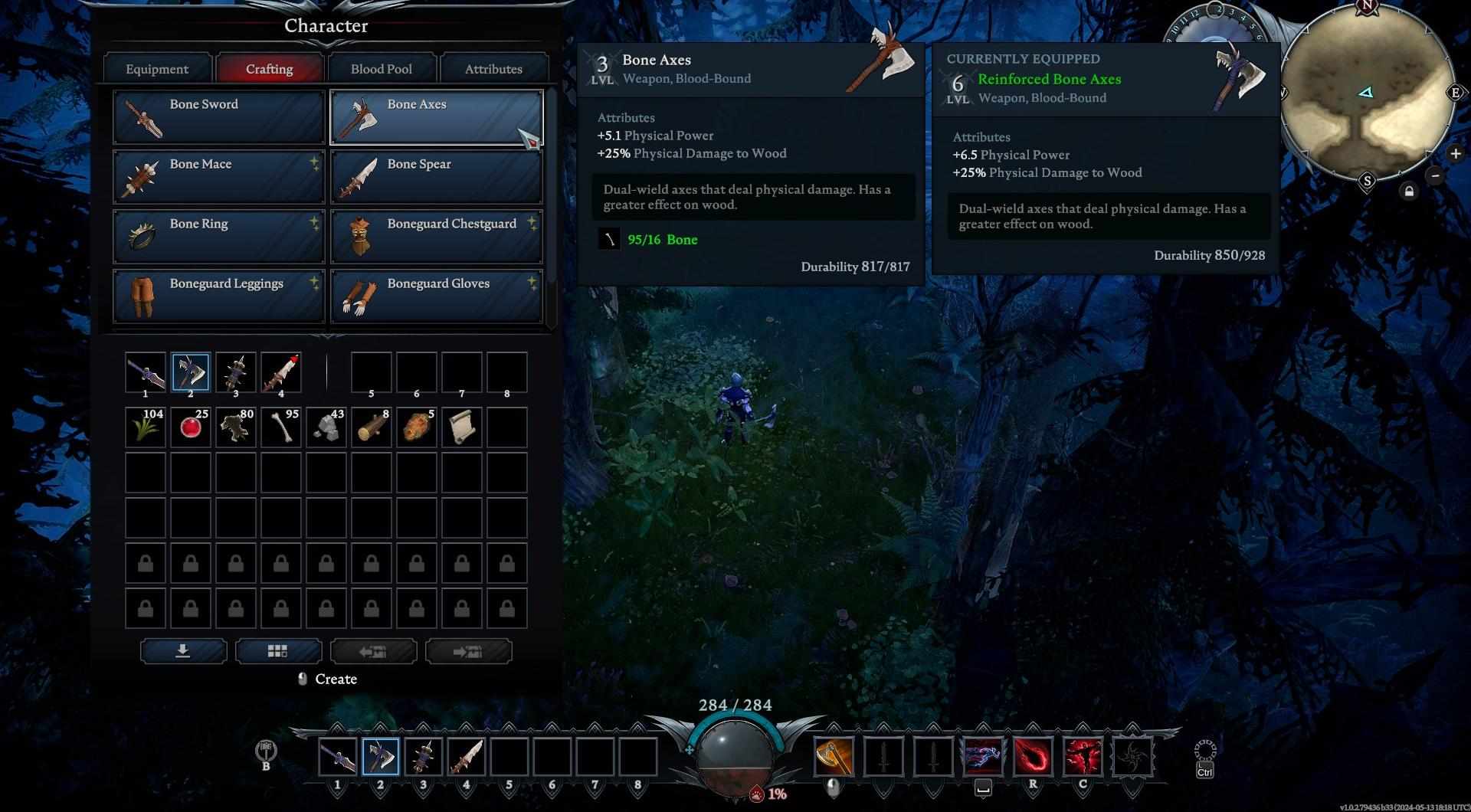 Craft high-tier tools for efficient resource gathering in V Rising!