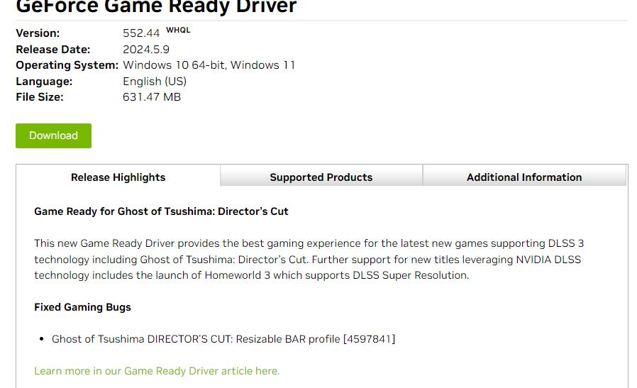 Update your GPU driver for smoother gameplay!