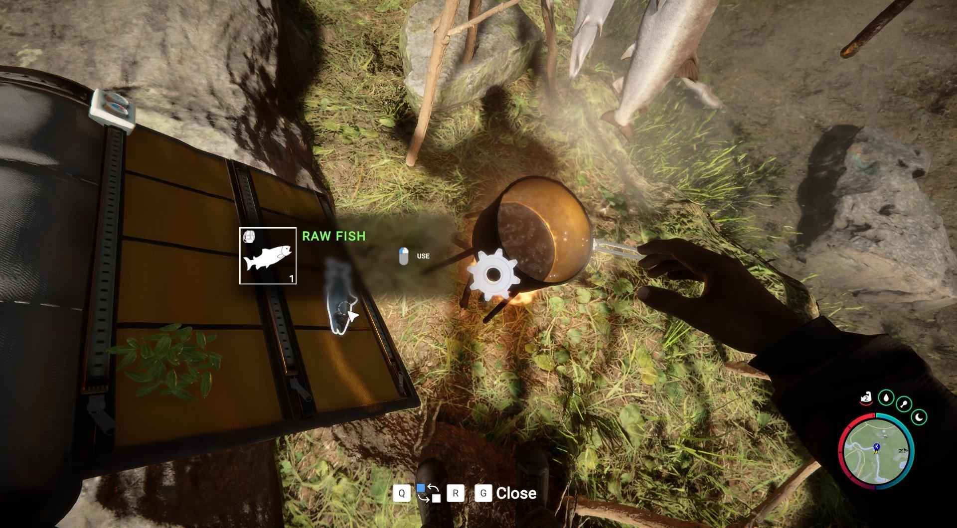 Cooking fish for a strength boost.