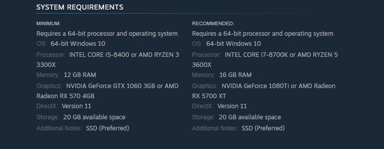 Check whether your machine is suitable for these requirements.