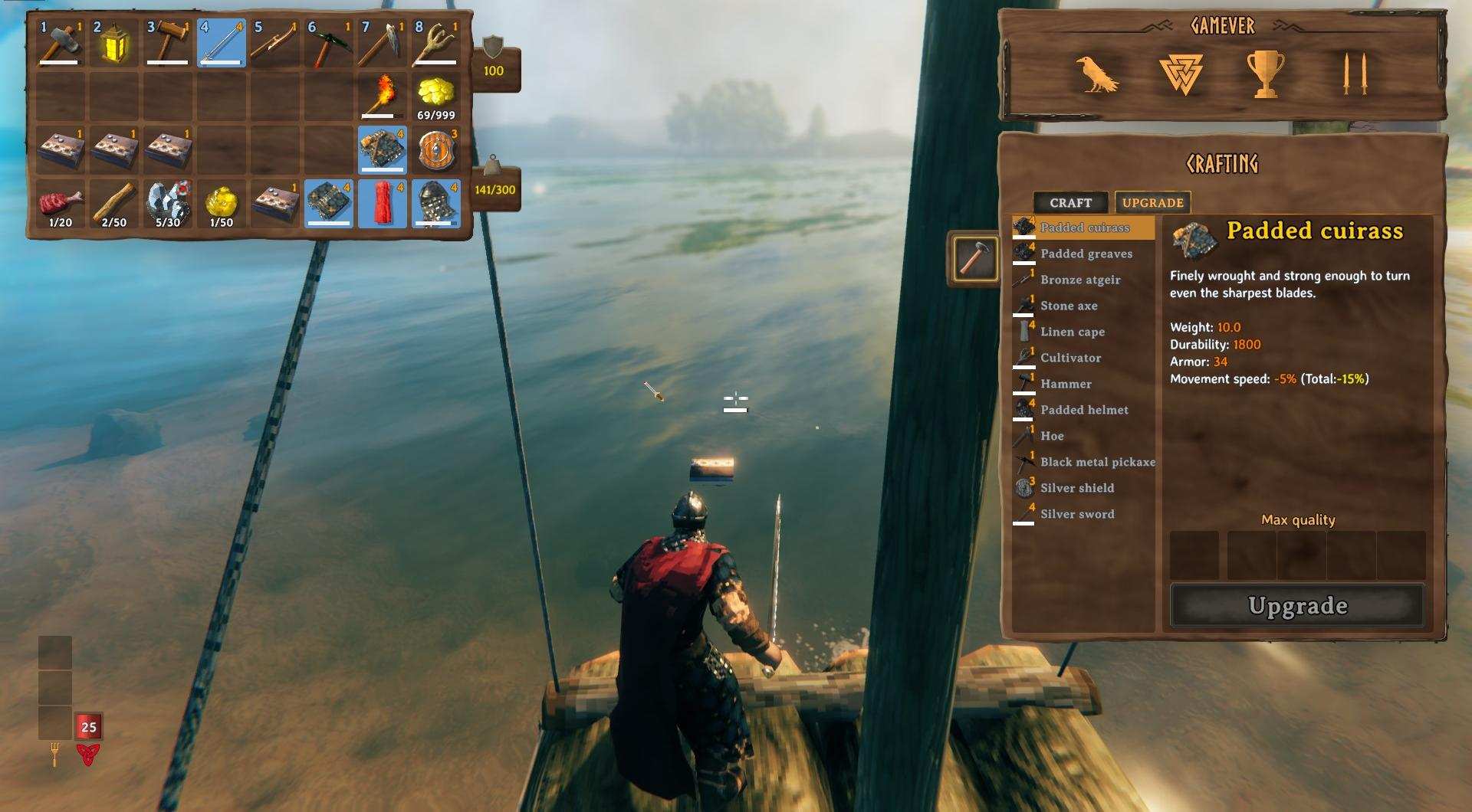 Wirf sie ins Meer in Valheim.