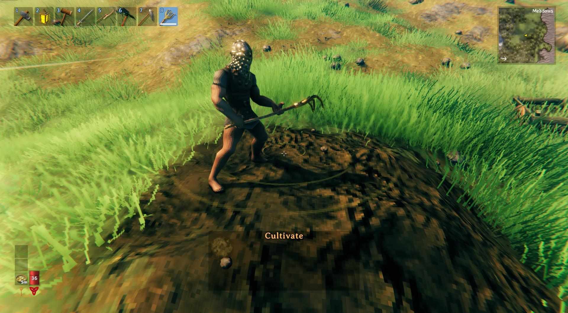 Rüste deinen Kultivator aus und mache dich bereit, in Valheim einige Bäume zu pflanzen!