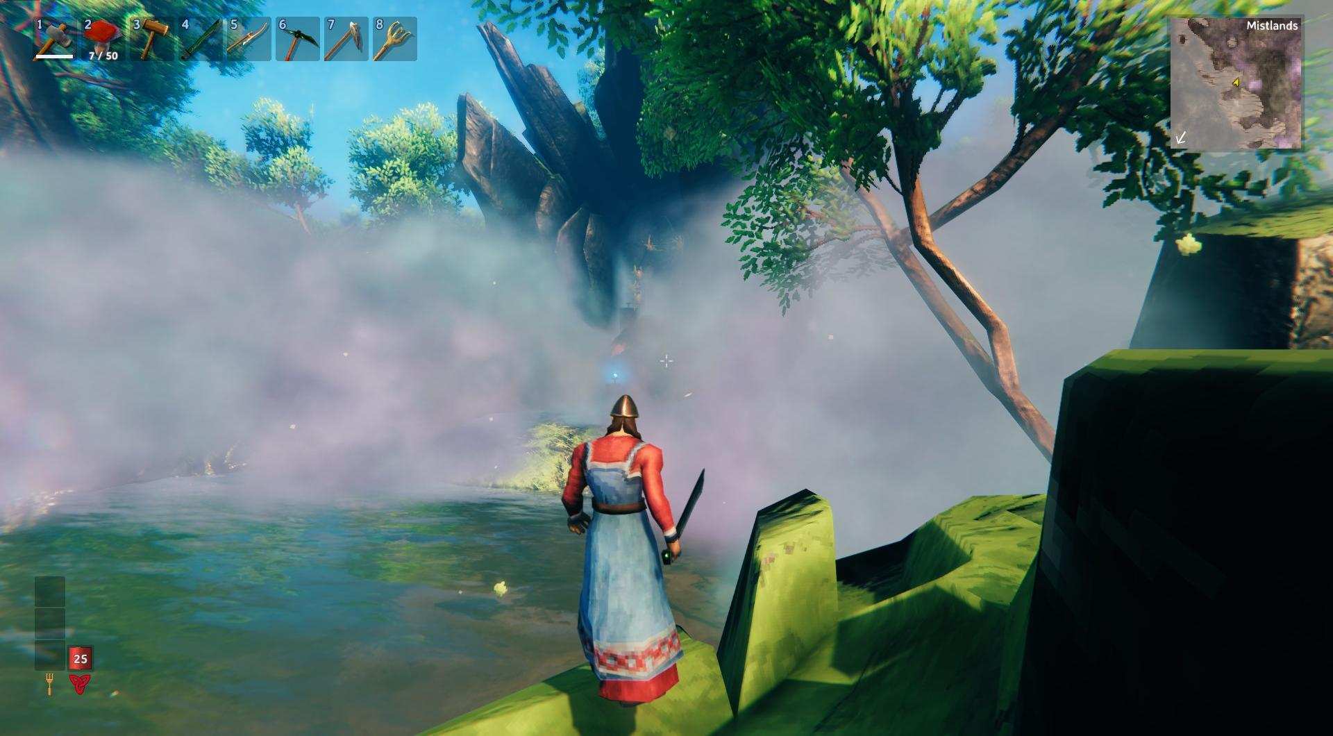Sammle wesentliche Materialien zum Handwerk in den Infestsed Mines in Valheim.