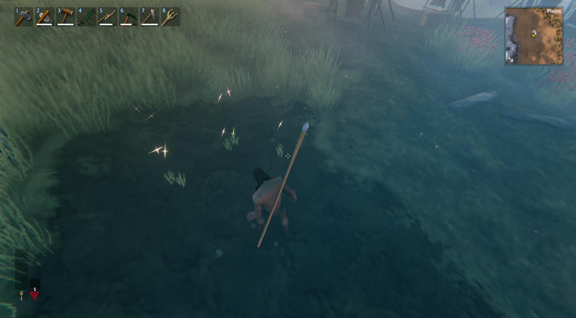 Pflanze Gerstensamen für eine reiche Ernte in Valheim.