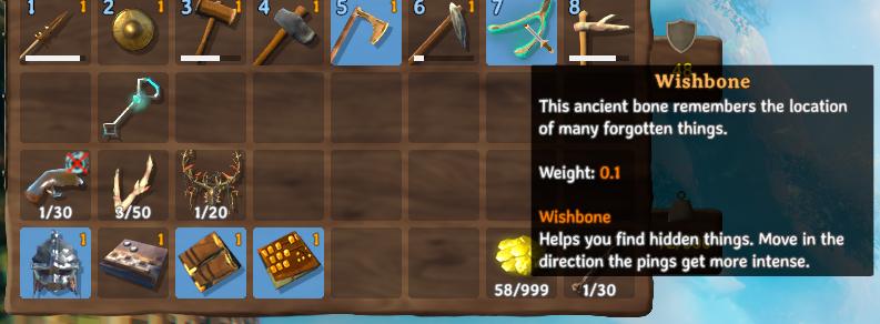 Wishbone information panel.