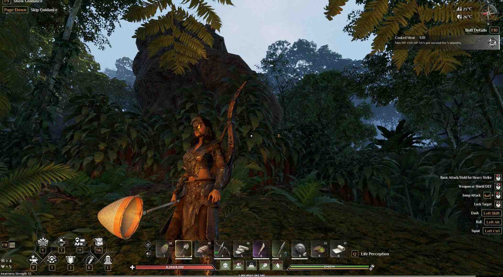 Craft a Bug Net to catch fireflies in Soulmask