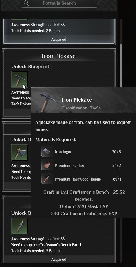 Keep upgrading your technologies in Soulmask.