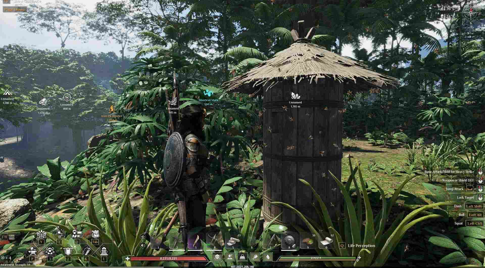 Attract bees to your Beehive in Soulmask.