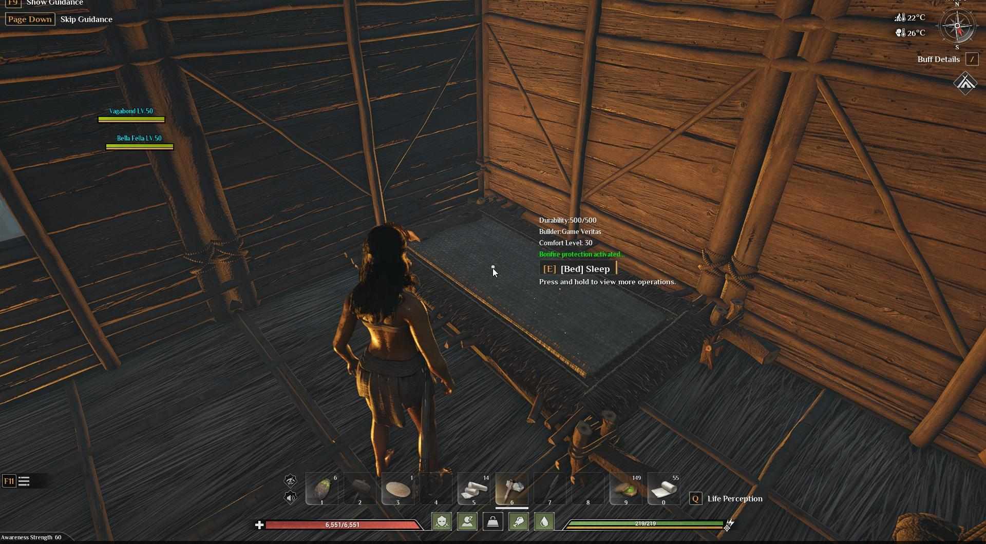Your companions can use beds as well.