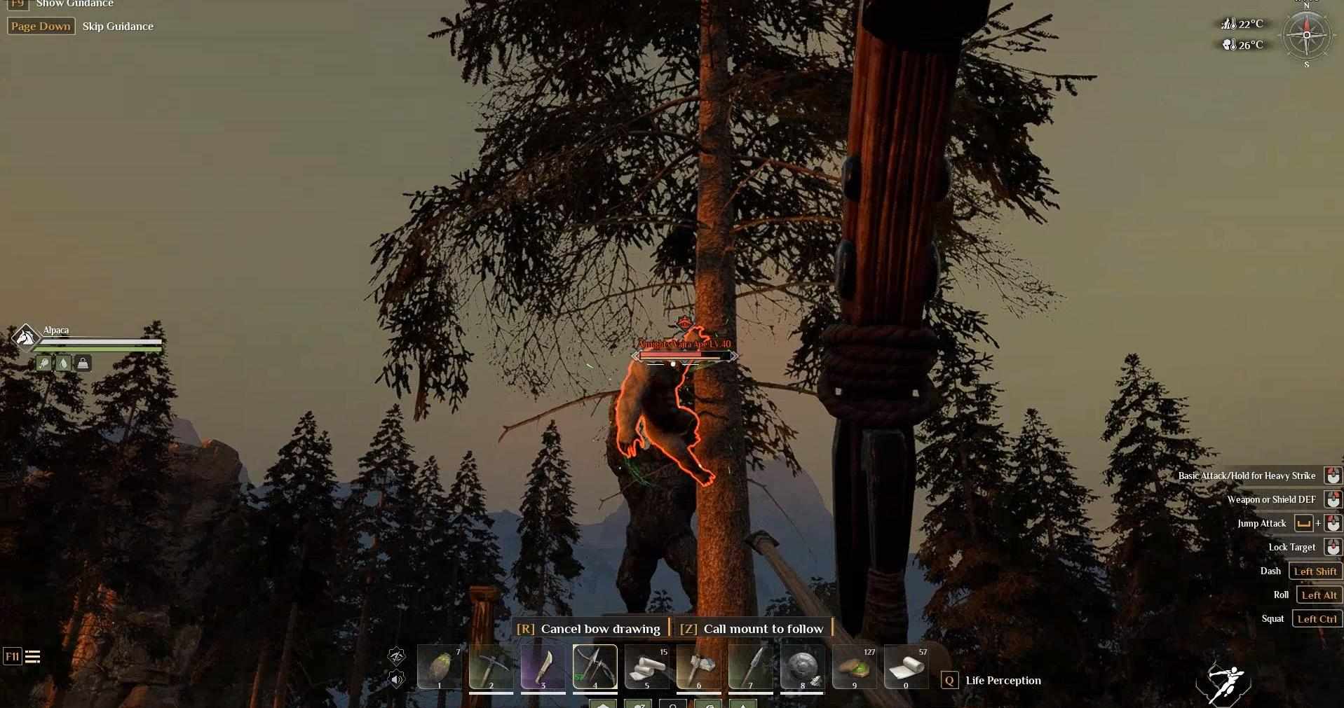Maximize damage with powerful attacks when the ape is downed in Soulmask.