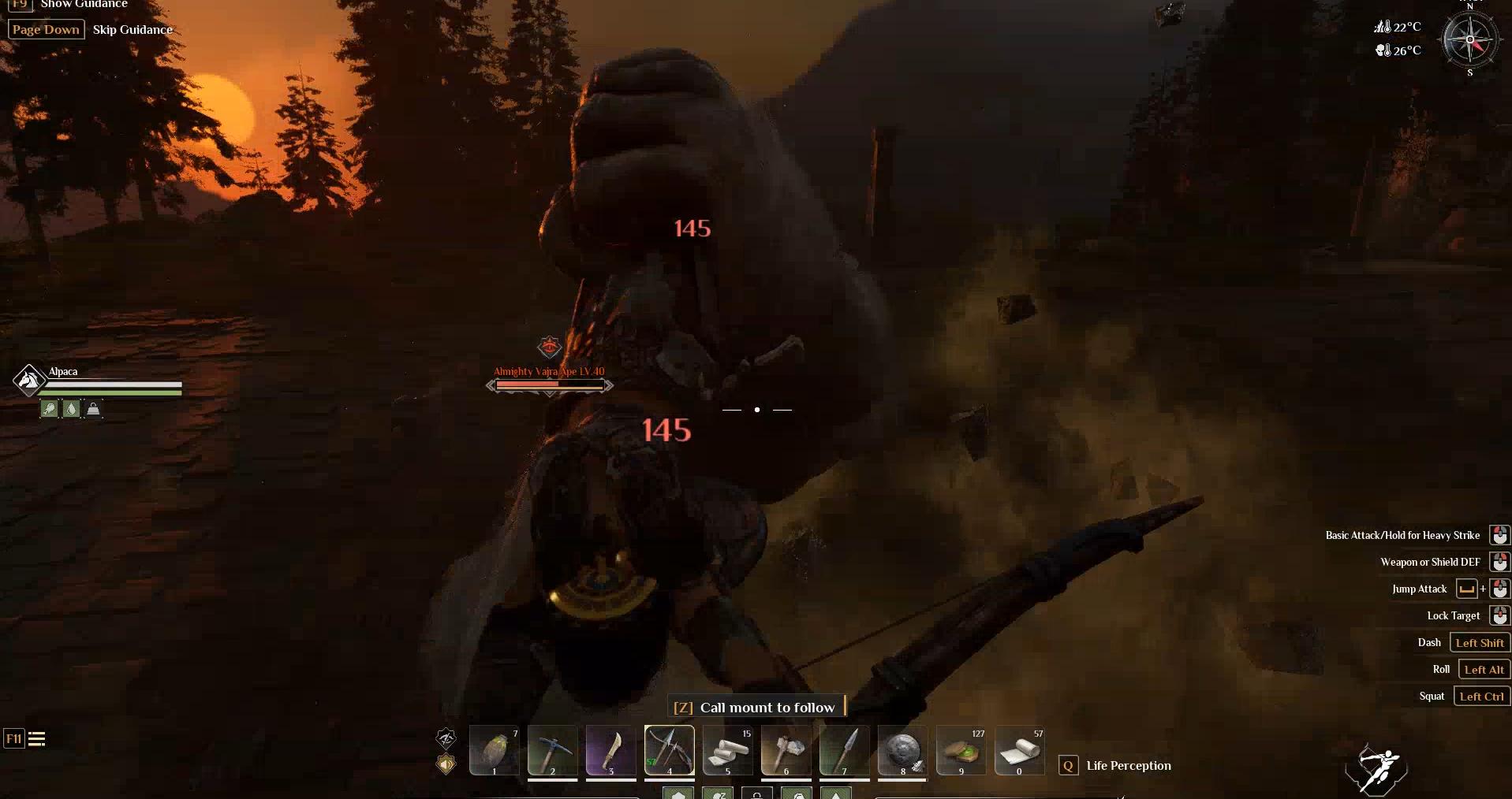 Coordinate with your team to distract the ape in Soulmask.