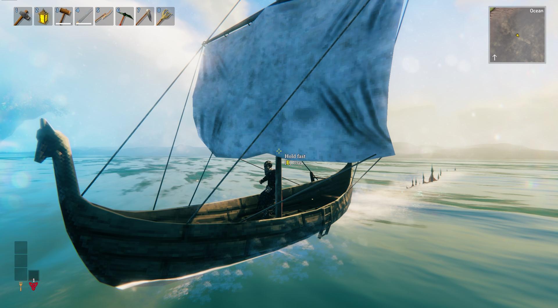 Genieße den Nervenkitzel der maritimen Erkundung in Valheim!