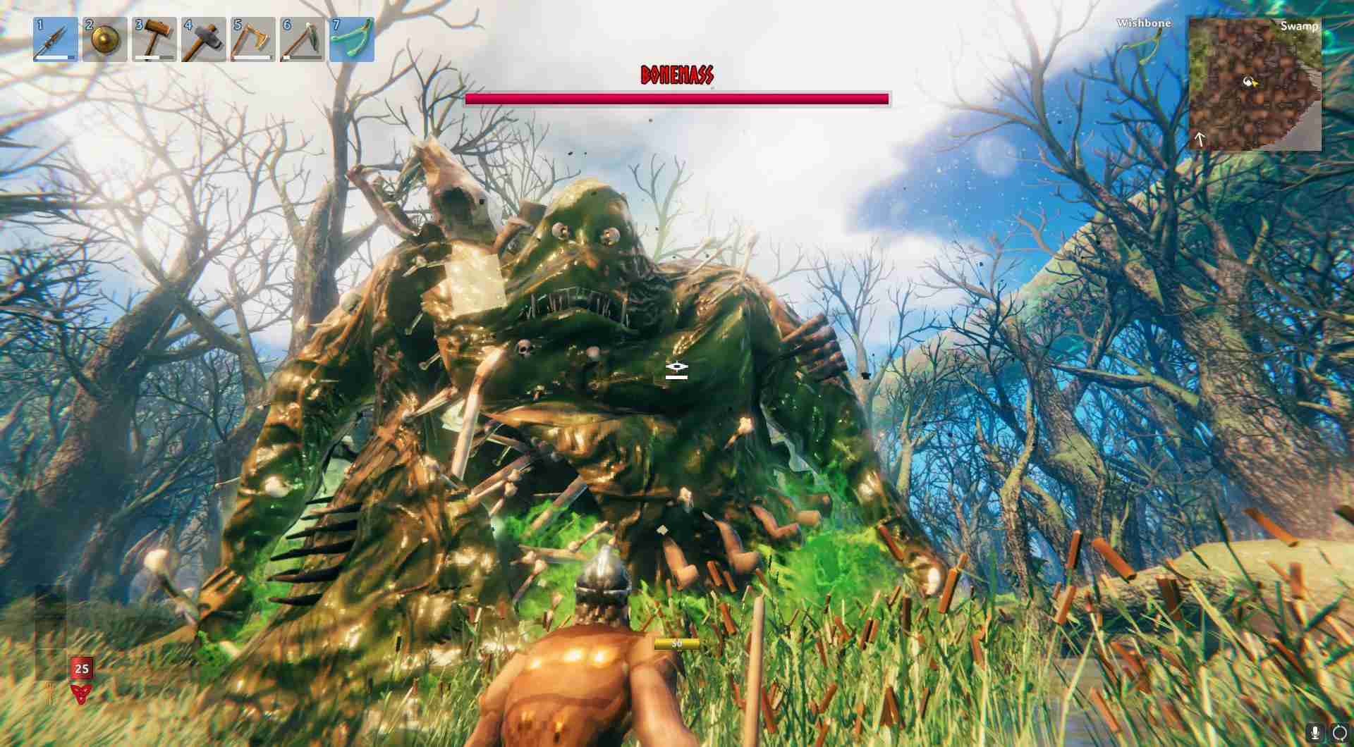 Der dritte Boss in Valheim.