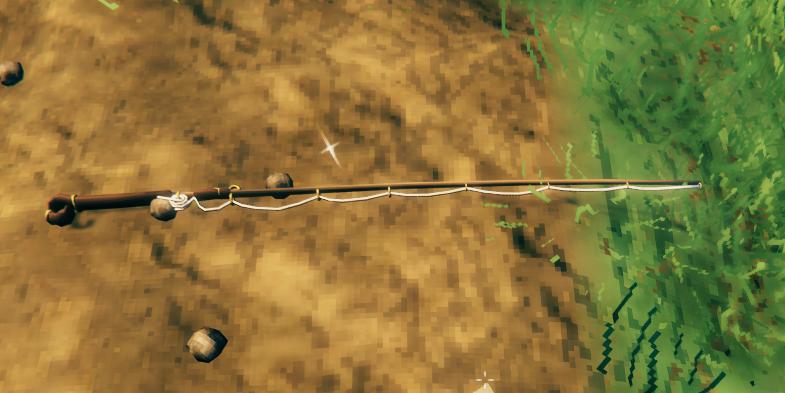 Kaufe die Angelrute (Fishing Rod) in Valheim von Haldor.
