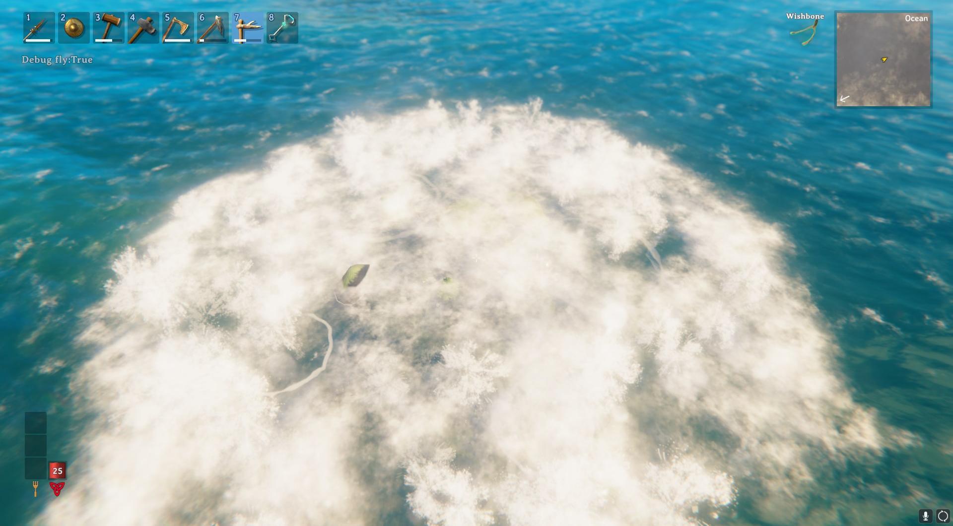 Der Leviathan tauchte zum Meeresboden hinab.