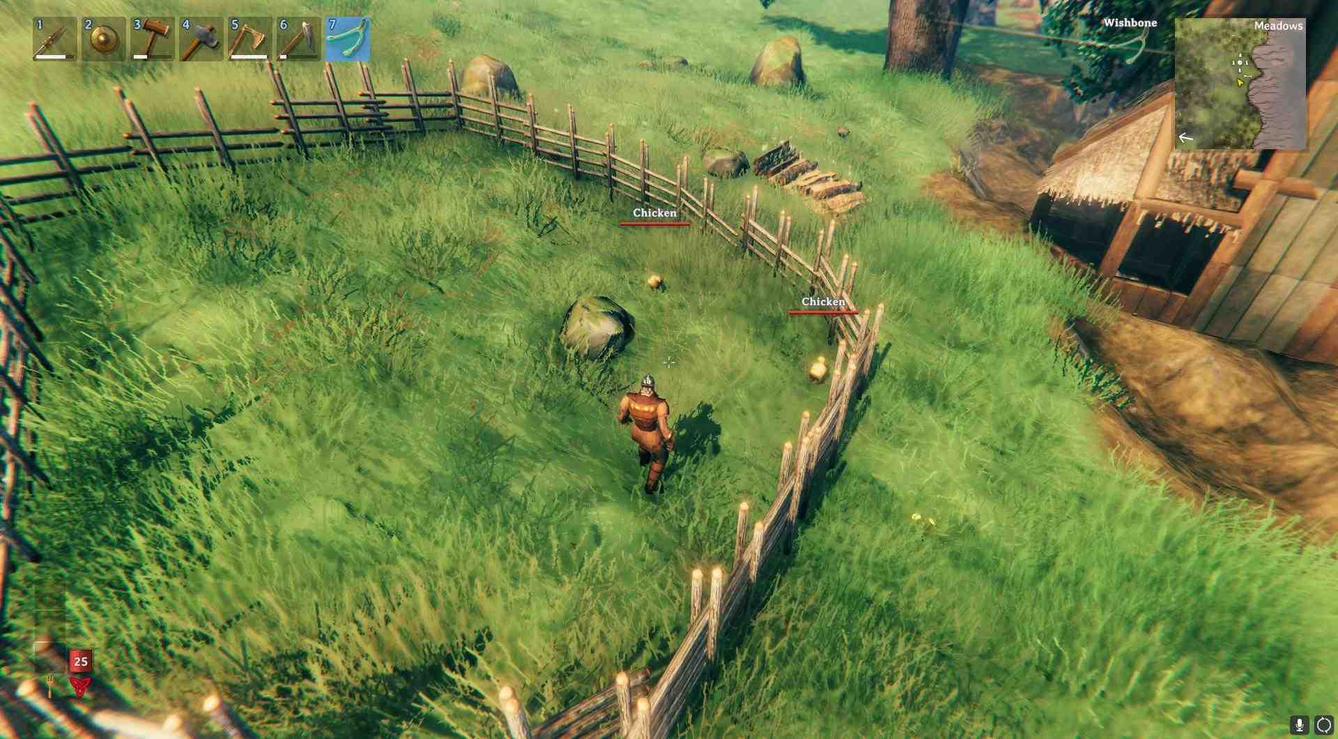 Baue deine eigene Hühnerfarm.