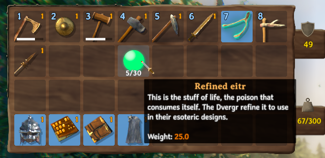 Eitr ist notwendig, um Magie in Valheim zu verwenden.