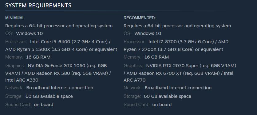 Stelle sicher, dass deine Maschine mindestens den empfohlenen Systemanforderungen entspricht.