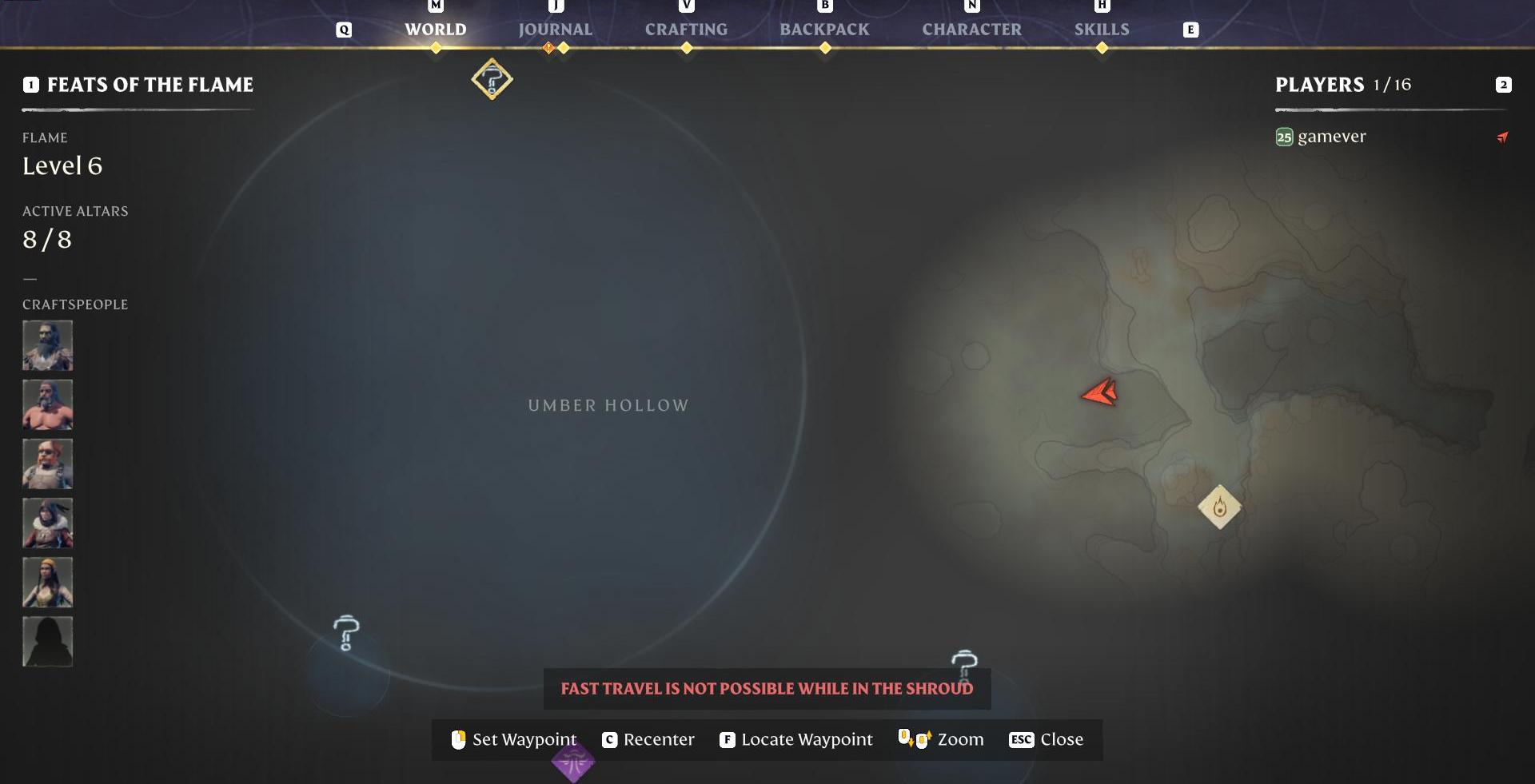 Du wirst Umber Hollow während der Mission "Die Bitte des Schmieds" finden.