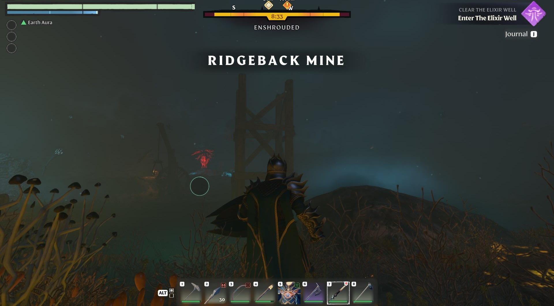 Finde die Eagle Eye Rüstung in Lagern in der Nähe der Ridgeback Mine.