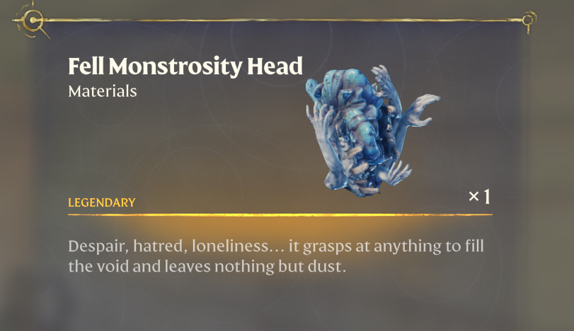 Fell Monstrosity Boss - Ein formidabler Feind im Herzen der Enshrouded’s Welt.
