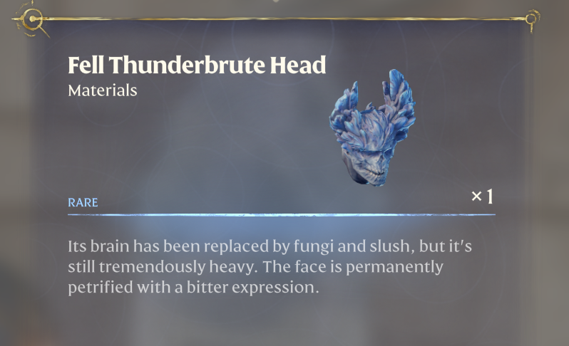 Fell Thunderbrute Kopf.