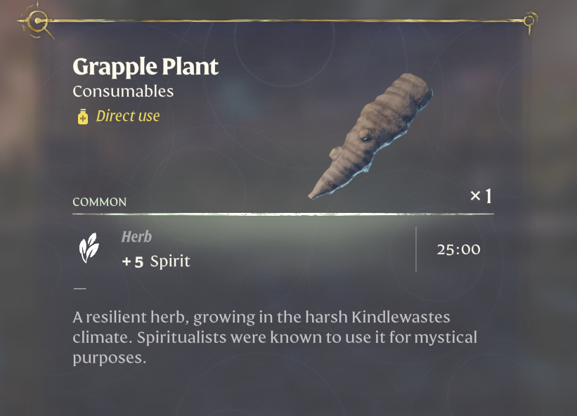 So sieht Grapple Plant in Enshrouded’s Embervale aus.