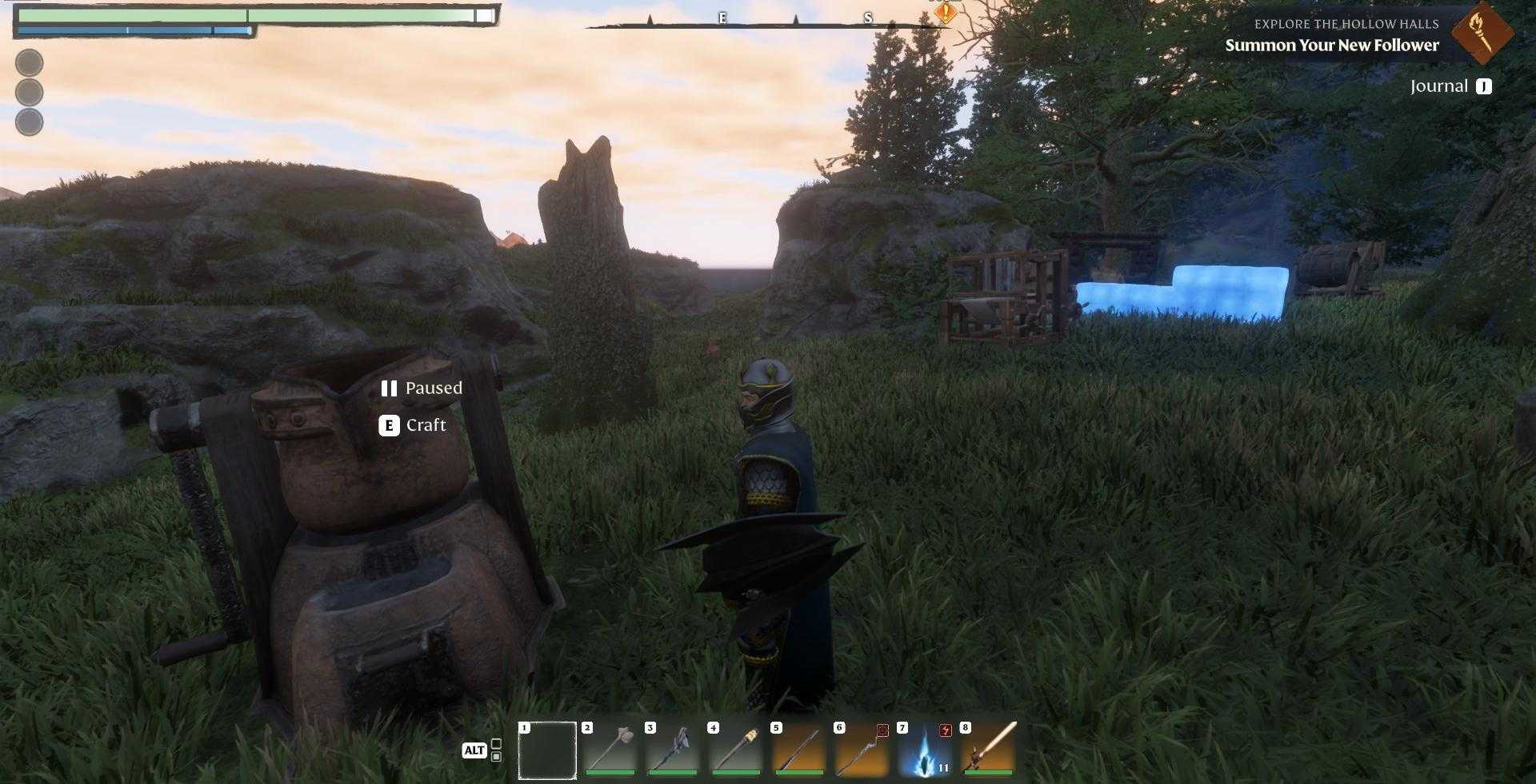 Schalte die Schmelze in Enshrouded frei.