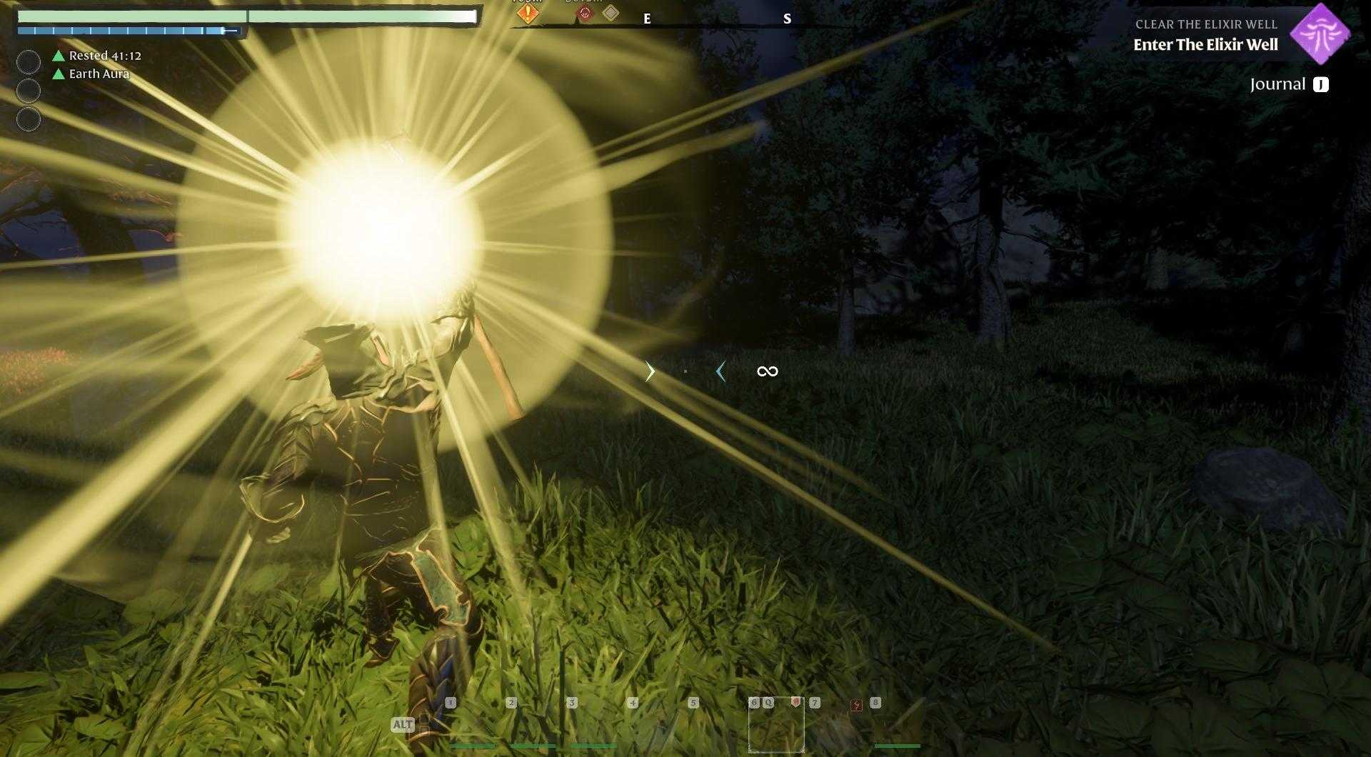 Eternal Light Spell kann beim Alchemisten hergestellt werden.