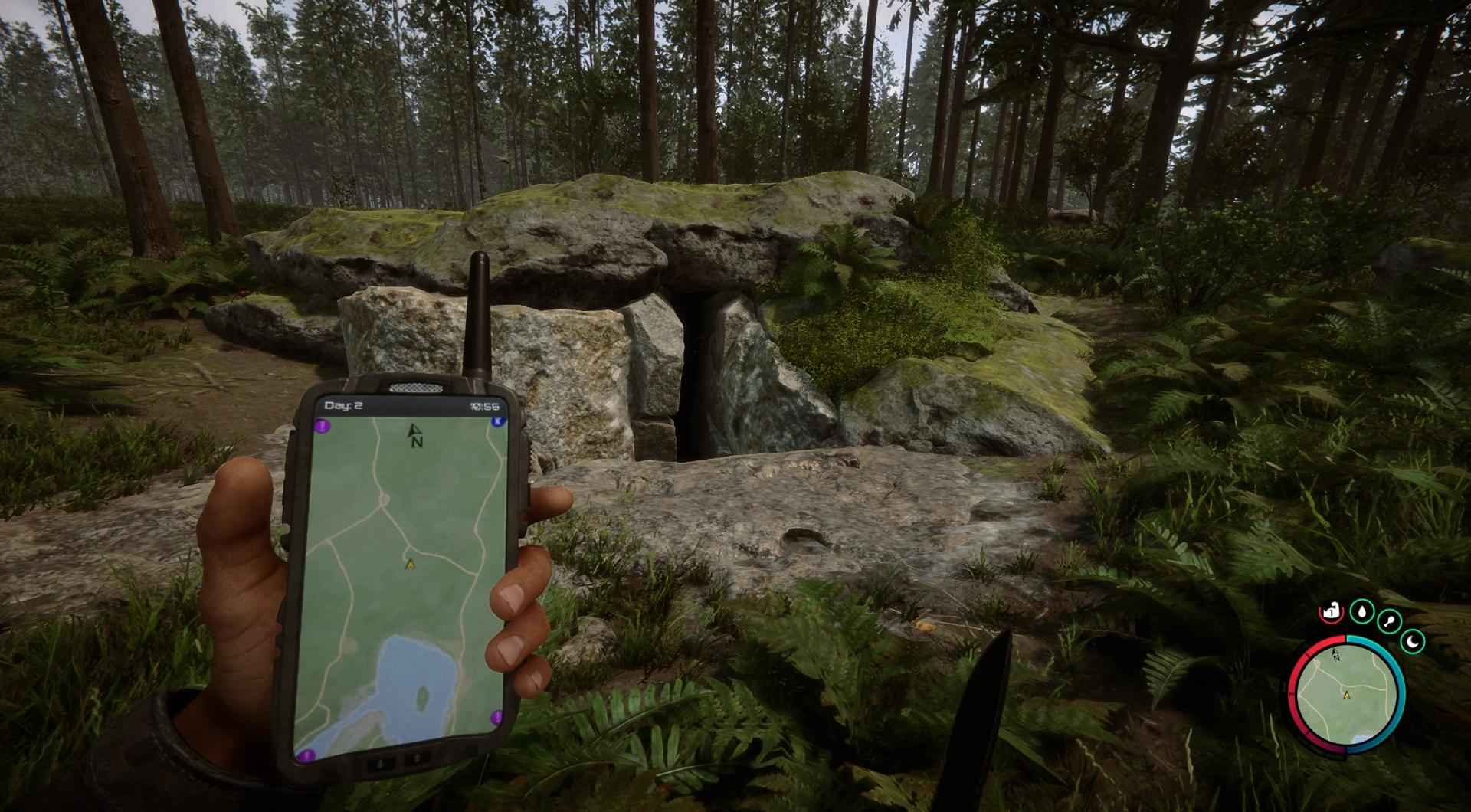 Du wirst den Bunker in der Nähe des Sees finden.