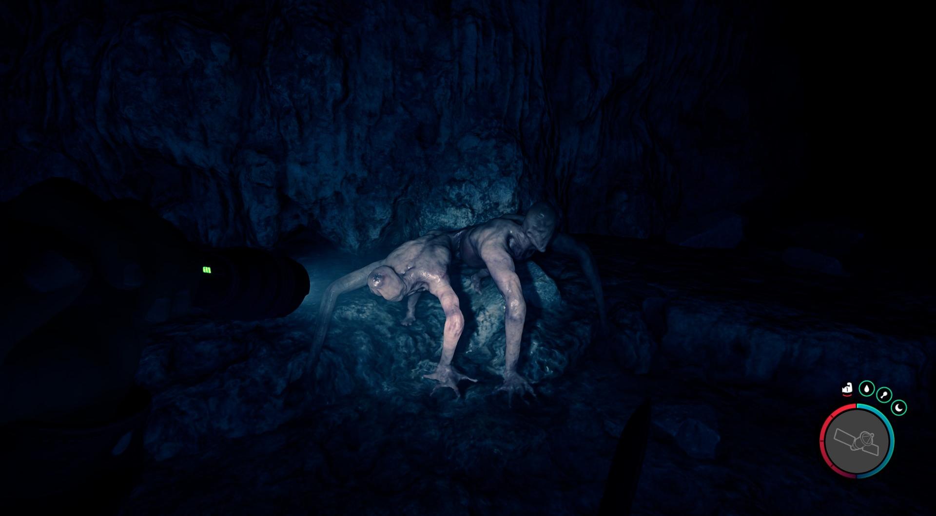 Der Mutant "Die Zwillinge" erfordert Strategie und Geschick, um in Sons of the Forest besiegt zu werden.