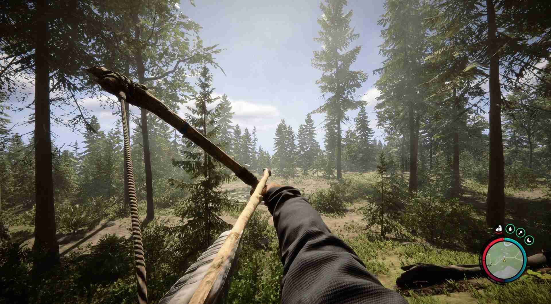 Meistere die Kunst des Bogen- und Pfeilherstellens in Sons of the Forest für Überleben und Tarnung.
