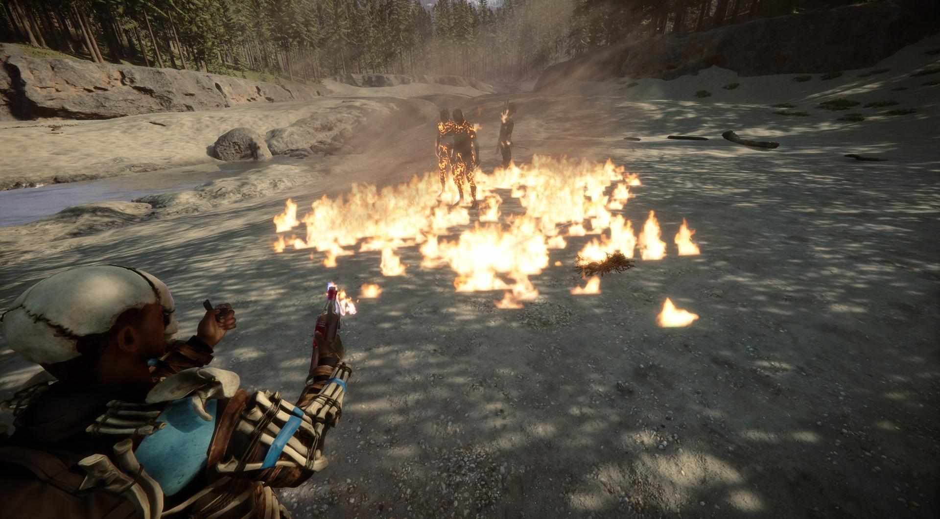 Benutze die Kraft des Feuers.